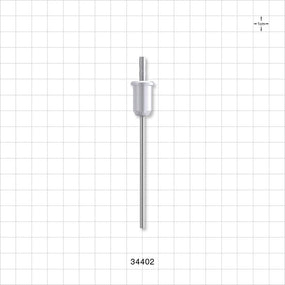 OneShot™ Bausch and Ströbel Style Single-Use Filling Needle, Barbed - 2.5 mm Needle ID; Fits 1/8 inch ID Tubing (0.125 inch, 3.18 mm) - 34402