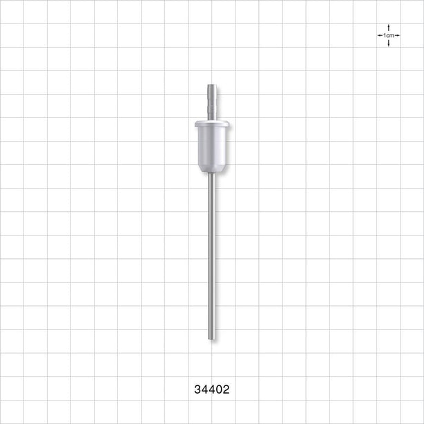OneShot™ Bausch and Ströbel Style Single-Use Filling Needle, Barbed - 2.5 mm Needle ID; Fits 1/8 inch ID Tubing (0.125 inch, 3.18 mm) - 34402