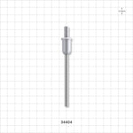 OneShot™ Bausch and Ströbel Style Single-Use Filling Needle, Barbed - 4 mm Needle ID; Fits 3/16 inch ID Tubing (0.188 inch, 4.76 mm) - 34404