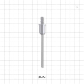 OneShot™ Bausch and Ströbel Style Single-Use Filling Needle, Barbed - 4 mm Needle ID; Fits 3/16 inch ID Tubing (0.188 inch, 4.76 mm) - 34404