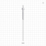 OneShot™ Syntegon PreVAS Style Single-Use Filling Needle, Barbed - 1 mm Needle ID; Fits 3/64 inch ID Tubing (0.047 inch, 1.19 mm) - 34500