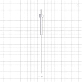 OneShot™ Syntegon PreVAS Style Single-Use Filling Needle, Barbed - 1 mm Needle ID; Fits 3/64 inch ID Tubing (0.047 inch, 1.19 mm) - 34500