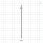 OneShot™ Syntegon PreVAS Style Single-Use Filling Needle, Barbed - 2.1 mm Needle ID; Fits 1/8 inch ID Tubing (0.125 inch, 3.18 mm) - 34501