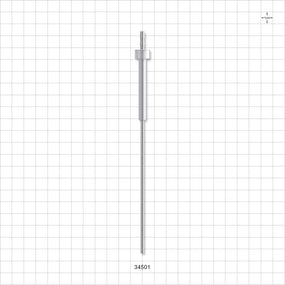 OneShot™ Syntegon PreVAS Style Single-Use Filling Needle, Barbed - 2.1 mm Needle ID; Fits 1/8 inch ID Tubing (0.125 inch, 3.18 mm) - 34501