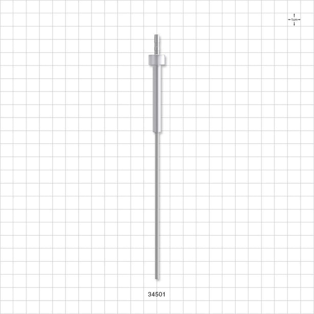 OneShot™ Syntegon PreVAS Style Single-Use Filling Needle, Barbed - 2.1 mm Needle ID; Fits 1/8 inch ID Tubing (0.125 inch, 3.18 mm) - 34501