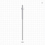 OneShot™ Syntegon PreVAS Style Single-Use Filling Needle, Barbed - 3 mm Needle ID; Fits 1/8 inch ID Tubing (0.125 inch, 3.18 mm) - 34502