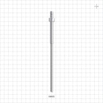OneShot™ Syntegon PreVAS Style Single-Use Filling Needle, Barbed - 4 mm Needle ID; Fits 3/16 inch ID Tubing (0.188 inch, 4.76 mm) - 34503