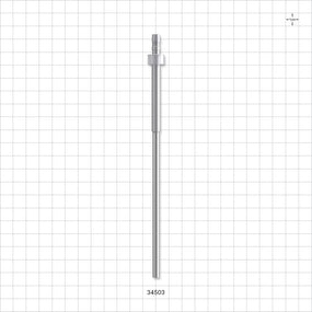 OneShot™ Syntegon PreVAS Style Single-Use Filling Needle, Barbed - 4 mm Needle ID; Fits 3/16 inch ID Tubing (0.188 inch, 4.76 mm) - 34503