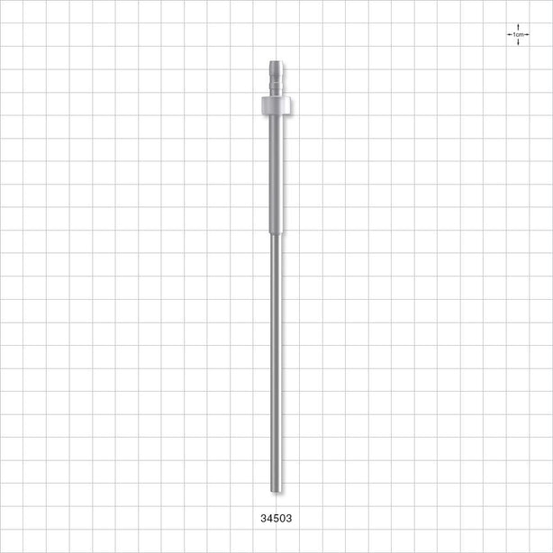OneShot™ Syntegon PreVAS Style Single-Use Filling Needle, Barbed - 4 mm Needle ID; Fits 3/16 inch ID Tubing (0.188 inch, 4.76 mm) - 34503