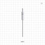 OneShot™ Cytiva Style Single-Use Filling Needle, Barbed - 2 mm Needle ID; Fits 1/8 inch ID Tubing (0.125 inch, 3.18 mm) - 34601