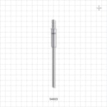 OneShot™ Cytiva Style Single-Use Filling Needle, Barbed - 4 mm Needle ID; Fits 3/16 inch ID Tubing (0.188 inch, 4.76 mm) - 34603