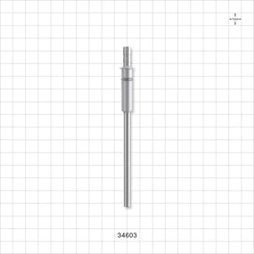 OneShot™ Cytiva Style Single-Use Filling Needle, Barbed - 4 mm Needle ID; Fits 3/16 inch ID Tubing (0.188 inch, 4.76 mm) - 34603
