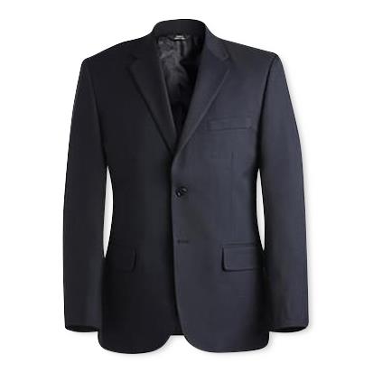 EDWARDS GARMENT CO Synergy Washable Coats 3525 007 S Men's Suit Jacket, Navy, Size 36 Short - 1 Each
