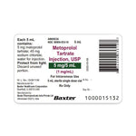 Baxter Healthcare Metoprolol Tartrate Injection 36000-0033-10 - 10.0 Each - MDL-36000-033-10