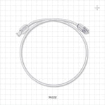 Bonded Braided High-Pressure Extension Line, Female Luer Lock to Male Luer Lock - 0.069 inch ID x 0.139 inch OD (1.8 mm x 3.5 mm); 20 inch (508 mm); 1200 psi - 36222