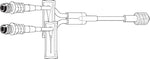 Baxter IV Extension Set Interlink® Needle-Free Port Standard Bore 5 Inch Tubing Without Filter - Case of 200 - 2N3376-CS