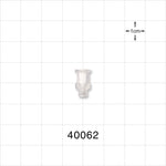 Threaded Connector, Female Luer Lock, Natural - 10-32 UNF - 40062