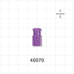 Female ENFit Connector, Purple - Fits 9 FR OD Tubing (0.118 inch, 3 mm) - 40070