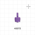 Male ENFit Connector, Purple - Fits 5 FR OD Tubing (0.066 inch OD, 1.68 mm) - 40072