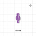 Female ENFit, Female Luer Lock Adapter, Purple -  - 40090