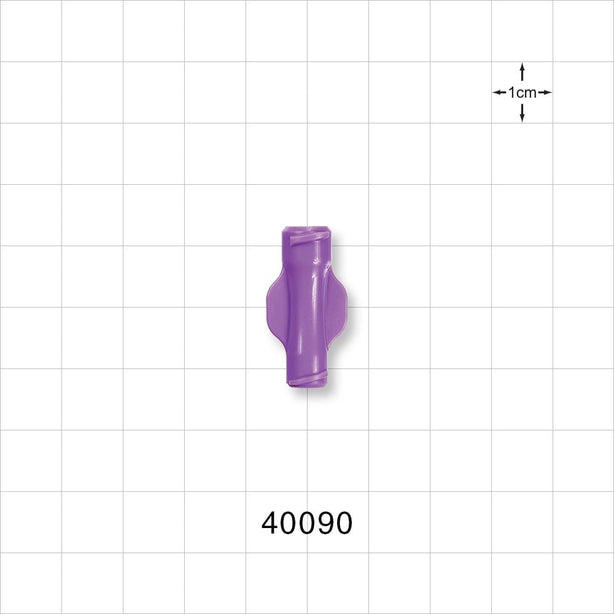 Female ENFit, Female Luer Lock Adapter, Purple -  - 40090