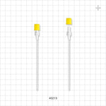 NRFit™ Filter Straw, Yellow Non-Vented Cap - 4 inch (101.6 mm); 5 micron - 40213