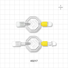 Hydrophilic Filter, NRFit™ Female Inlet, NRFit™ Male Outlet, Non-Vented Caps - 0.2 micron - 40217