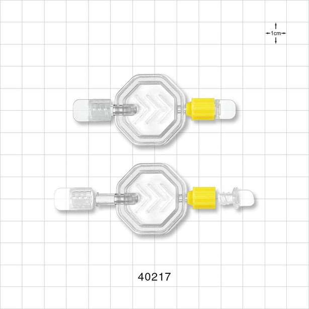 Hydrophilic Filter, NRFit™ Female Inlet, NRFit™ Male Outlet, Non-Vented Caps - 0.2 micron - 40217