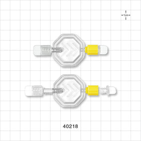 Hydrophilic Filter, NRFit™ Female Inlet, NRFit™ Male Outlet, Non-Vented Caps - 0.2 Micron - 40218