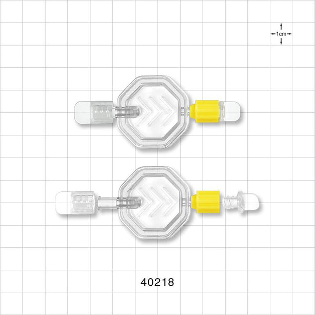 Hydrophilic Filter, NRFit™ Female Inlet, NRFit™ Male Outlet, Non-Vented Caps - 0.2 Micron - 40218