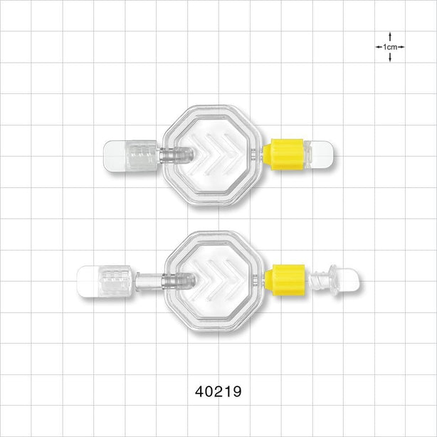 Hydrophilic Filter, NRFit™ Female Inlet, NRFit™ Male Outlet, Non-Vented Caps - 0.2 Micron - 40219