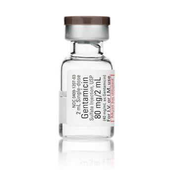 PFIZER INC/CONSUMR HLTHCR Gentamicin Sulfate Injection 00409-1207-03 25 Each - MDL-0409-1207-03