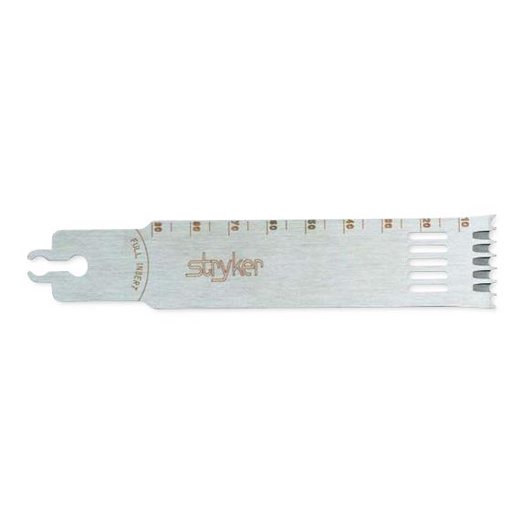 Reprocessed System 4 System 2000 and Ehd, Sagittal Saw Blade, 18 mm x 90 mm x 1.37 mm (Stryker 4118-137-090), Sag - 411813709RH - 1 Each