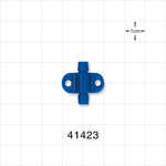 Fixing Wing, Blue - 7 FR Thru Hole (0.091 inch; 2.3 mm) - 41423