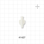 Female Luer Lock, Tubing Port, White - 6 FR (0.079 inches, 2.01 mm) - 41427