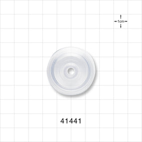 Drip Chamber Cover, One Port - Fits 1.18 inch Diameter Chamber (30 mm); Port 0.26 inch - 0.244 inch ID (6.6 mm - 6.2 mm) - 41441