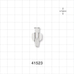 Female Luer Lock, Tubing Port, Clear - 2.7 FR (0.035 inch, 0.9 mm) - 41523