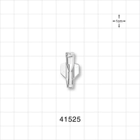 Female Luer Lock, Tubing Port, Clear - 5 FR ID (0.069 inch, 1.75 mm) - 41525