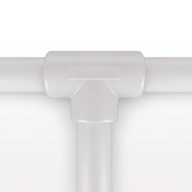 Molded T Component, Liveo™ Pharma-50 Tubing - All Sides: 50A Durometer; 1/4 inch ID x 3/8 inch OD (0.25 inch x 0.375 inch, 6.35 mm x 9.53 mm) x 18 inch length (457.2 mm) - 42042
