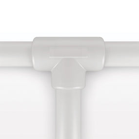 Molded T Component, Liveo™ Pharma-50 Tubing - All Sides: 50A Durometer; 3/8 inch ID x 5/8 inch OD (0.375 inch x 0.625 inch, 9.53 mm x 15.88 mm) x 18 inch length (457.2 mm) - 42043