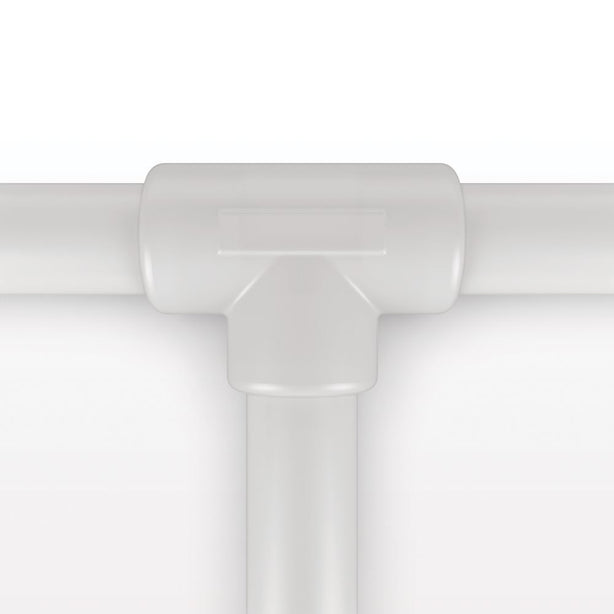 Molded T Component, Liveo™ Pharma-50 Tubing - All Sides: 50A Durometer; 3/8 inch ID x 5/8 inch OD (0.375 inch x 0.625 inch, 9.53 mm x 15.88 mm) x 18 inch length (457.2 mm) - 42043