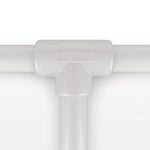 Molded T Component, Liveo™ Pharma-50 Tubing - All Sides: 50A Durometer; 3/4 inch ID x 1 inch OD (0.75 inch x 1 inch, 19.05 mm x 25.4 mm) x 18 inch length (457.2 mm) - 42045