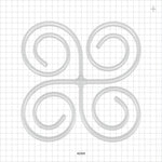 Molded Cross Component, Liveo™ Pharma-50 Tubing - All Sides: 50A Durometer; 1/8 inch ID x 1/4 inch OD (0.125 inch x 0.25 inch, 3.18 mm x 6.35 mm) x 18 inch length (457.2 mm) - 42061