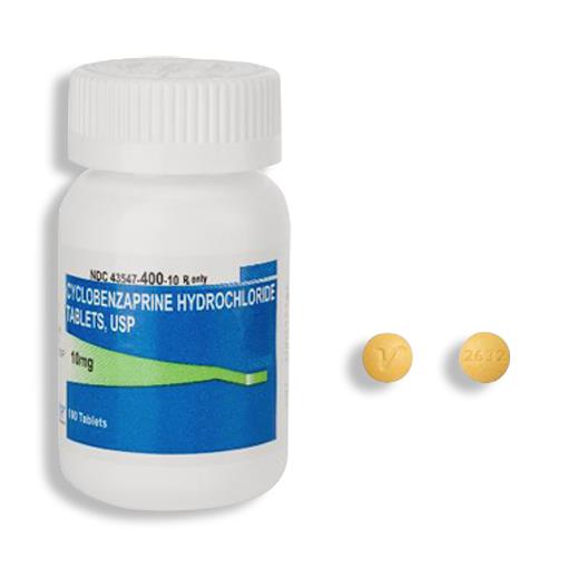 Solco Oral Cyclobenzaprine HCl 10mg Tab 100/Bt - 43547-0400-10