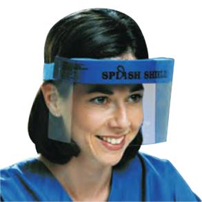 Splash Shield Lite, Short, 5" W, Face Protection System - 4511A
