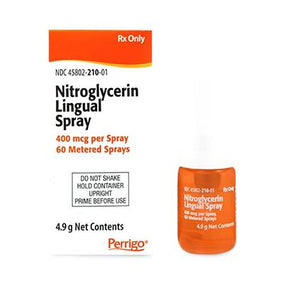 Perrigo Nitroglycerin Lingual Spray 45802-0210-01 - 1.0 Each