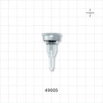 Injection Site Bag Port with Sterilization Ring and Cap - 0.208 inch - 0.244 inch OD (5.3 mm - 6.2 mm) - 49005