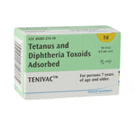 Sanofi Pasteur Injections 49281-0215-10 Tenivac Vial, 10 x 0.5 mL - MDL-49281-215-10 - 10 Each