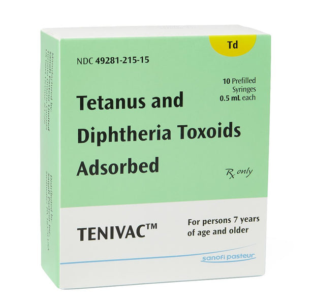 Sanofi Pasteur, Inc Tenivac Injections 49281-0215-15 - 10.0 Each - MDL-49281-215-15