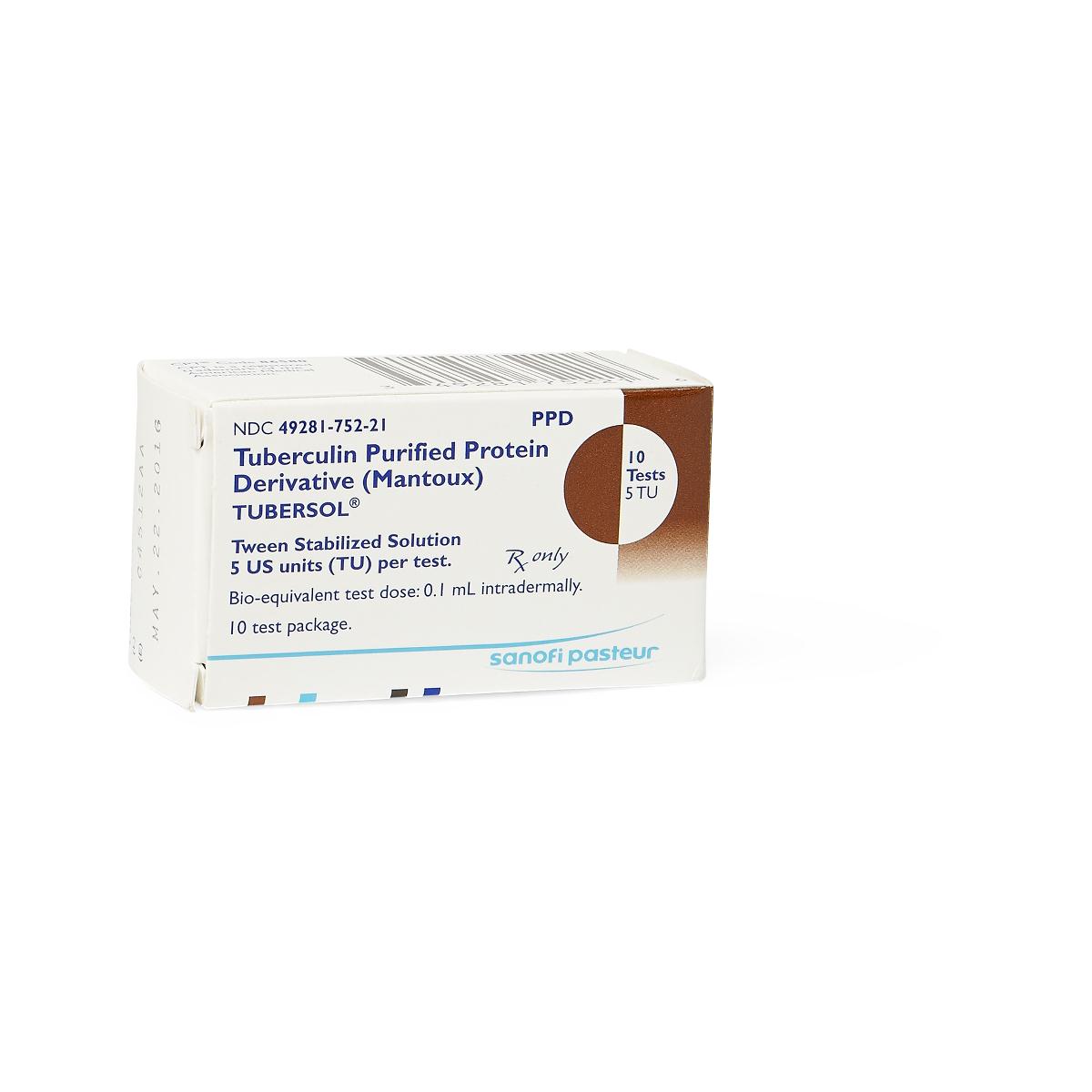Sanofi Pasteur, Inc TUBERSOL Tuberculin PPD Injection for Mantoux TB S ...